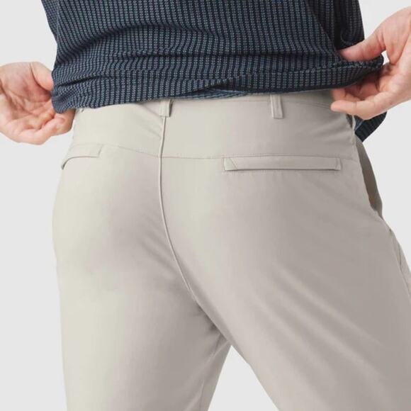 Jack Archer Men's Beige Jetsetter Slim Fit Tech Chino Pants Size 32 - Picture 3 of 9